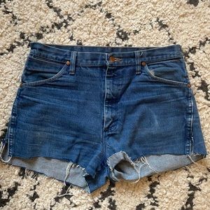 Vintage Wrangler jean shorts